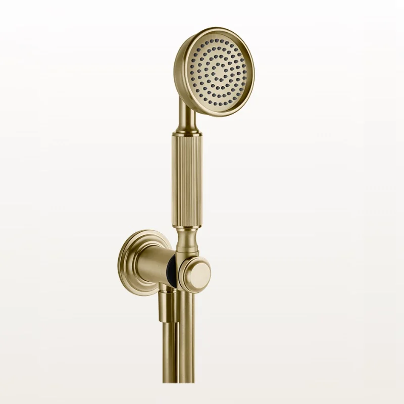 Душевой набор, Gessi, VENTI20, цвет-Brushed Brass PVD