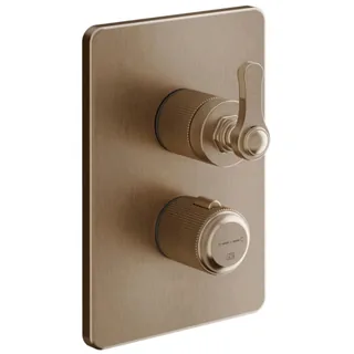Смеситель для душа, Gessi, VENTI20, на 1 потребитель, цвет-Copper Brushed PVD