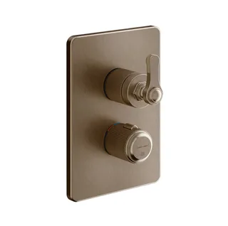 Смеситель для душа, Gessi, VENTI20, на 1 потребитель, настенный встраиваемый, цвет-Coffee Bronze Brushed PVD — иконка