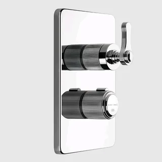 Смеситель для душа, Gessi, VENTI20, на 2 потребителя, цвет-хром