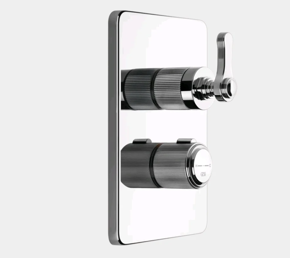 Смеситель для душа, Gessi, VENTI20, на 3 потребителя, цвет-хром