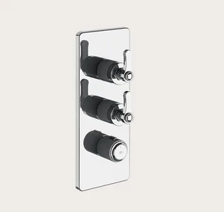 Смеситель для душа, Gessi, VENTI20, на 2 потребителя, настенный встраиваемый, цвет-хром