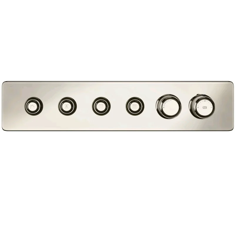 Смеситель для душа, Gessi, Hi-Fi Eclectic, на 4 потребителя, цвет-Nickel PVD
