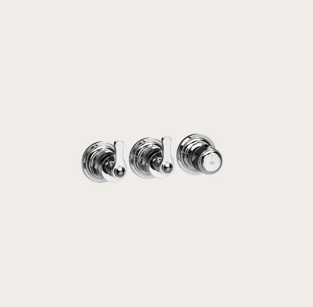 Смеситель для душа, Gessi, VENTI20, на 2 потребителя, цвет-хром