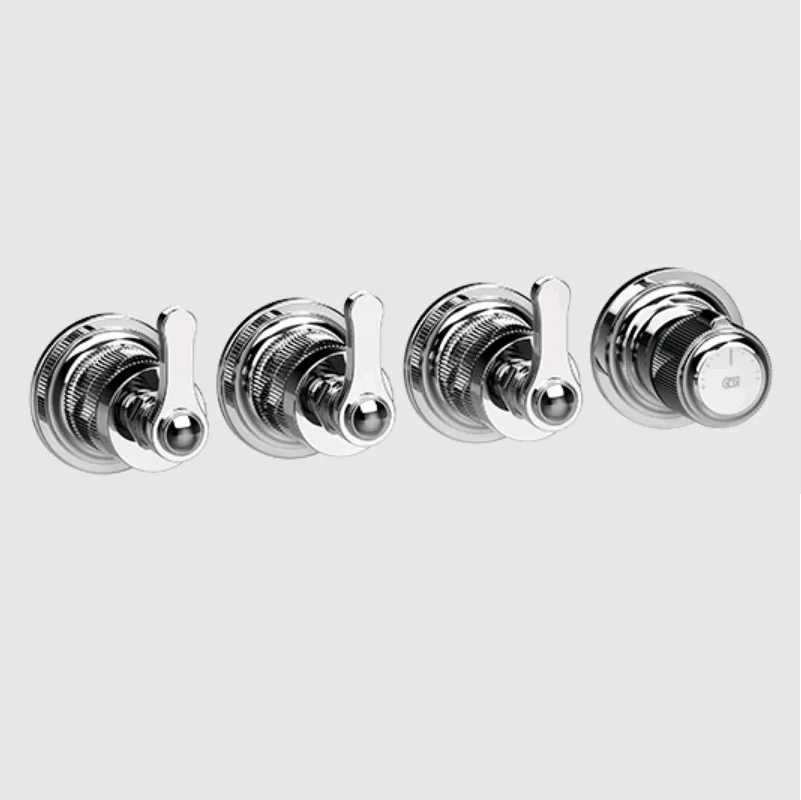 Смеситель для душа, Gessi, VENTI20, на 3 потребителя, цвет-хром