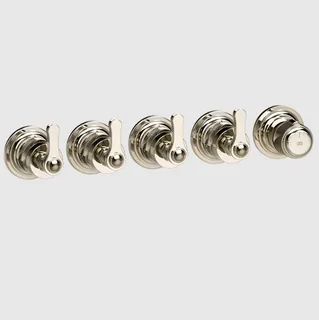 Смеситель для душа, Gessi, VENTI20, на 4 потребителя, цвет-Nickel PVD