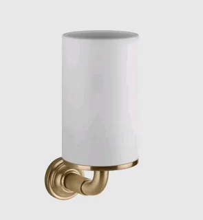Стакан, Gessi, VENTI20, шгв 75*115*182, цвет-белый/Warm Bronze Br. PVD