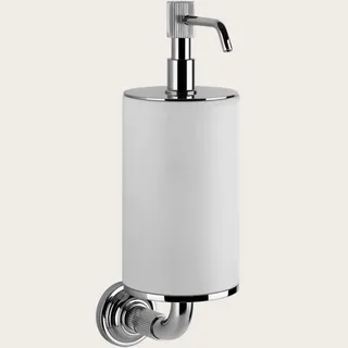 Дозатор для жидкого мыла, Gessi, VENTI20, шгв 75*136*254, цвет дозатора-хром/белый