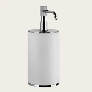 Дозатор для жидкого мыла, Gessi, VENTI20, шгв 75*97*199, цвет дозатора-хром/белый