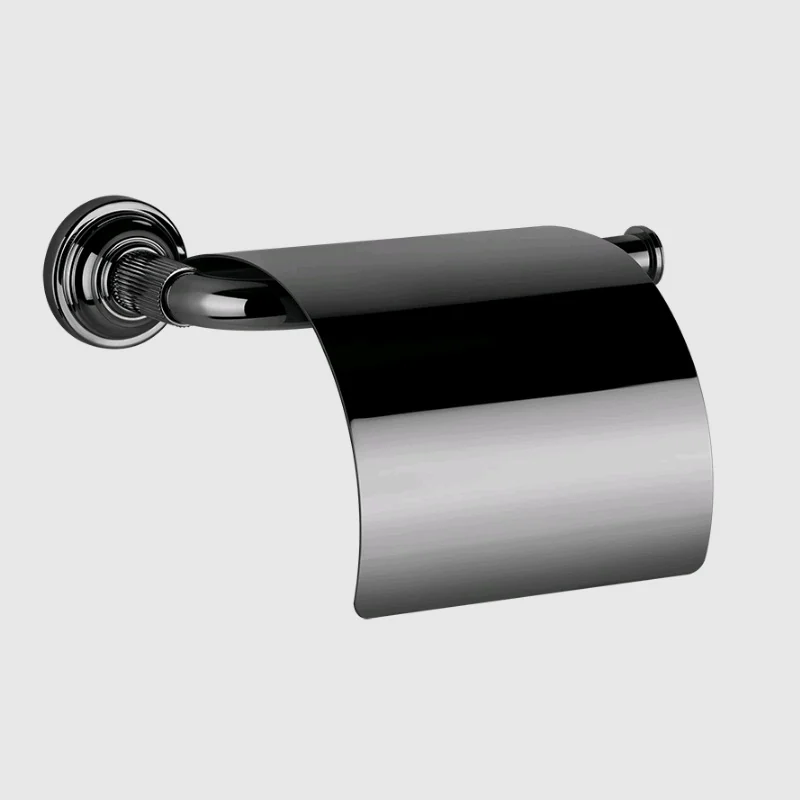 Бумагодержатель, Gessi, VENTI20, шгв 174*155*68, цвет-Black Metal PVD