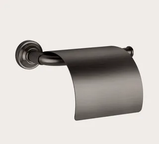 Бумагодержатель, Gessi, VENTI20, шгв 174*155*68, цвет-Black Metal Brushed PVD