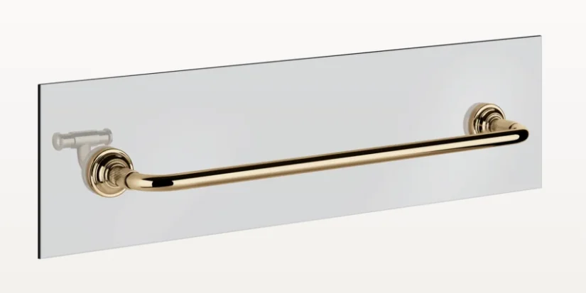 Полотенцедержатель, Gessi, VENTI20, для крепления на стекло, шгв 495*87*45, цвет-Warm Bronze PVD