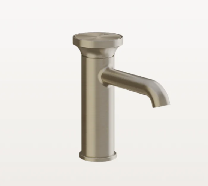 Смеситель для раковины, Gessi, Origini, цвет-Finox Brushed Nickel