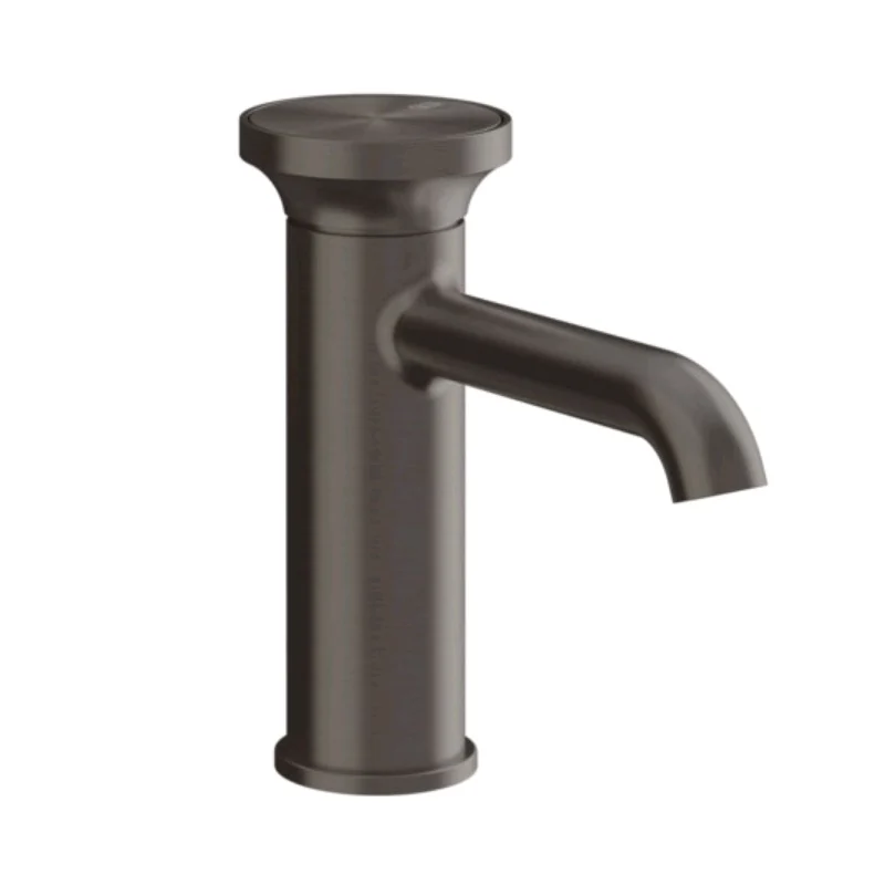 Смеситель для раковины, Gessi, Origini, цвет-Black Metal Brushed PVD
