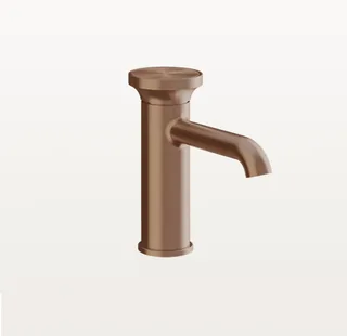 Смеситель для раковины, Gessi, Origini, на раковину/столешницу, цвет-Copper Brushed PVD