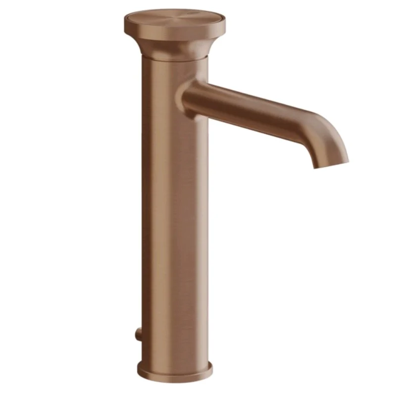 Смеситель для раковины, Gessi, Origini, цвет-Copper Brushed PVD