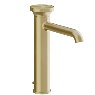 Смеситель для раковины, Gessi, Origini, цвет-Brushed Brass PVD
