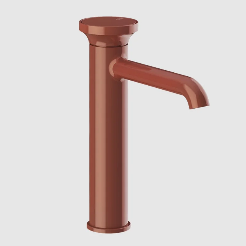 Смеситель для раковины, Gessi, Origini, на раковину/столешницу, цвет-Glossy Coral