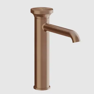 Смеситель для раковины, Gessi, Origini, на раковину/столешницу, цвет-Copper Brushed PVD