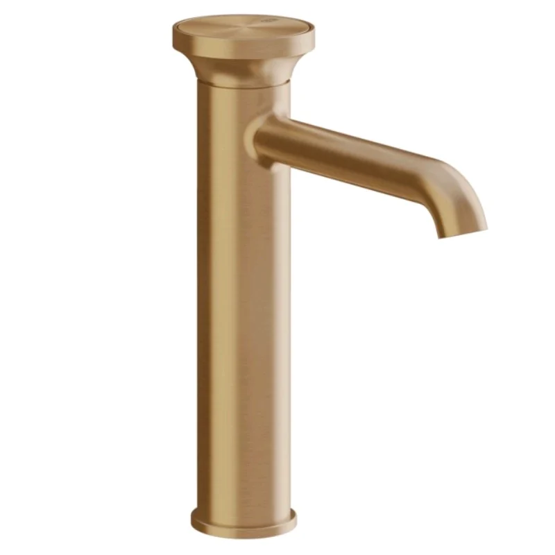 Смеситель для раковины, Gessi, Origini, цвет-Warm Bronze Brushed PVD