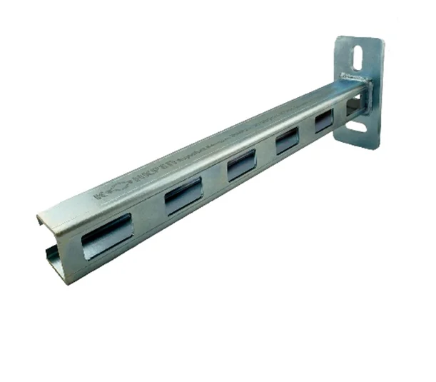 Консоль, Конкреп, RapidRail, WM2R+, 30x30x2 мм, 300 мм с поворотом профиля 90°, оцинкованная сталь