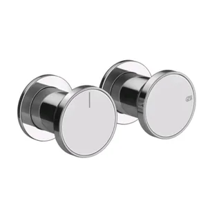 Смеситель для душа, Gessi, Origini, на 2 потребителя, цвет-хром