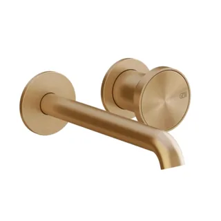 Смеситель для раковины, Gessi, Origini, цвет-Warm Bronze Brushed PVD