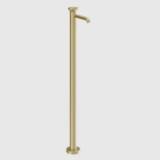 Смеситель для ванны, Gessi, Origini, напольный, цвет-Brushed Brass PVD — иконка