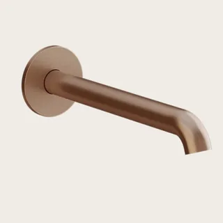 Излив, Gessi, Origini, цвет-Copper Brushed PVD