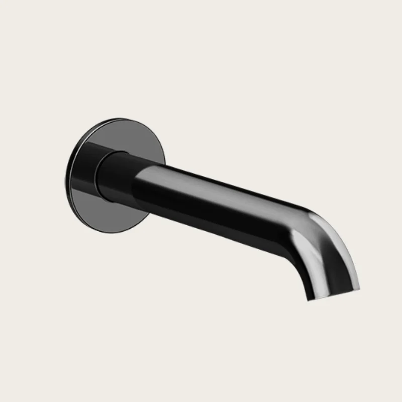 Излив, Gessi, Origini, для ванны, цвет-Black Metal PVD