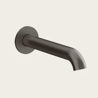 Излив, Gessi, Origini, для ванны, цвет-Black Metal Brushed PVD