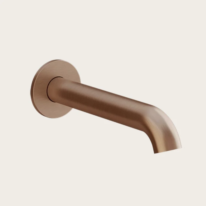 Излив, Gessi, Origini, для ванны, цвет-Copper Brushed PVD