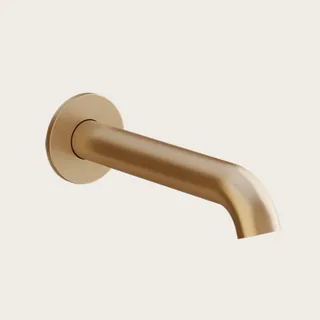 Излив, Gessi, Origini, для ванны, цвет-Warm Bronze Brushed PVD