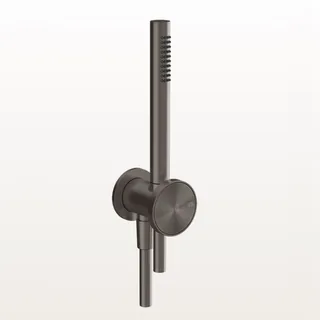 Душевой набор, Gessi, Origini, цвет-Black Metal Brushed PVD