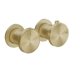 Смеситель для душа, Gessi, Origini, на 1 потребитель, цвет-Brushed Brass PVD