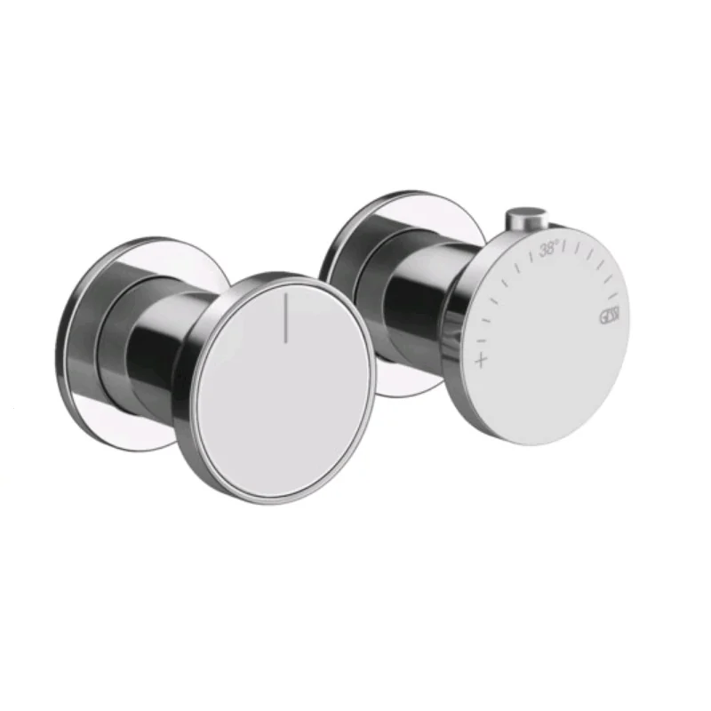 Смеситель для душа, Gessi, Origini, на 2 потребителя, цвет-хром