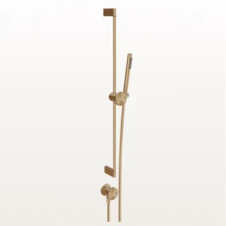 Душевой гарнитур, Gessi, Origini, 23, цвет-Black Metal Brushed PVD