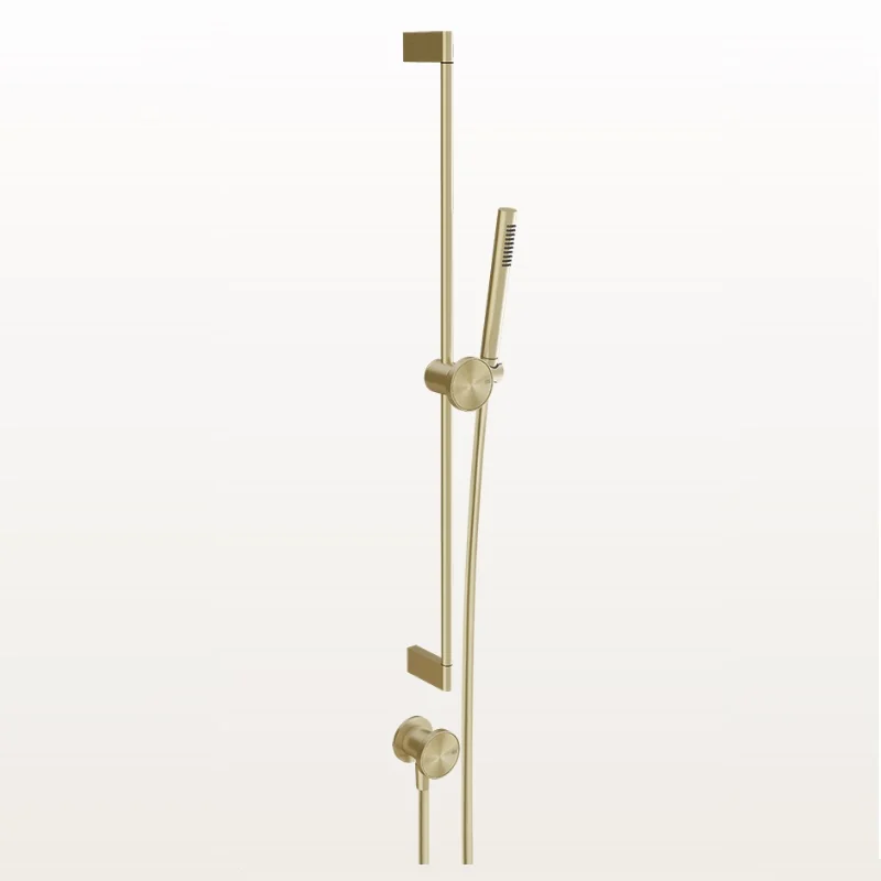 Душевой гарнитур, Gessi, Origini, 23, цвет-Brushed Brass PVD