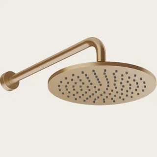 Верхний душ, Gessi, 250*250, цвет-Warm Bronze Brushed PVD