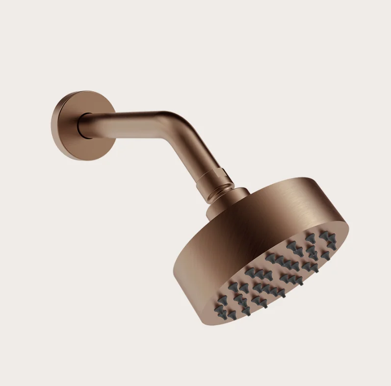 Верхний душ, Gessi, Origini, 118, цвет-Copper Brushed PVD