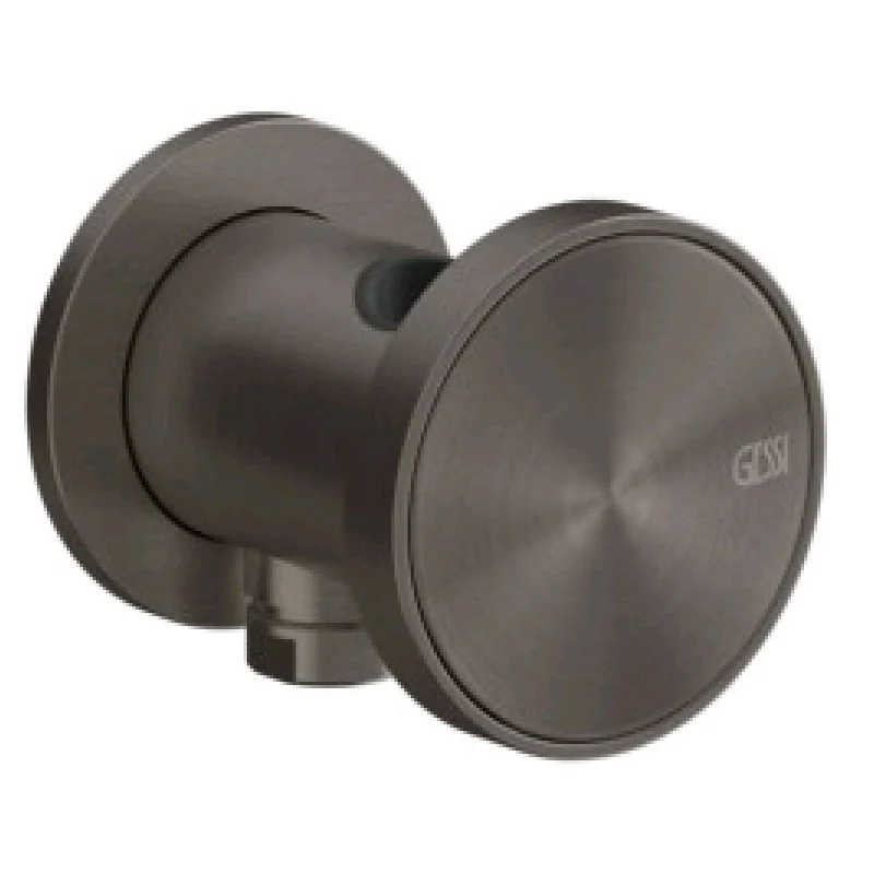 Шланговое подсоединение, Gessi, Origini, цвет-Black Metal Brushed PVD