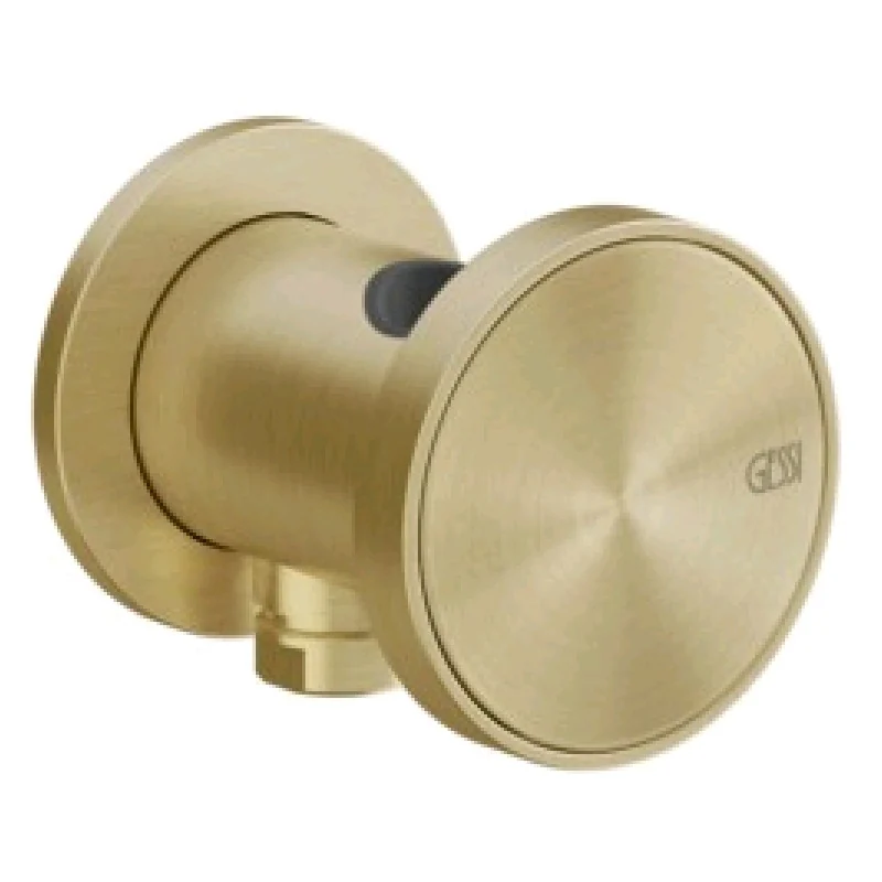 Шланговое подсоединение, Gessi, Origini, цвет-Brushed Brass PVD