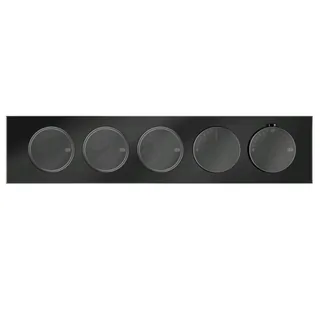 Смеситель для душа, Gessi, Origini, на 3 потребителя, цвет-Black Metal PVD