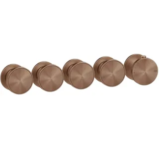 Смеситель для душа, Gessi, Origini, на 4 потребителя, цвет-Copper Brushed PVD — иконка