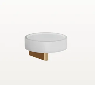 Мыльница, Gessi, Origini, шгв 115*125*68, цвет-белый/хром