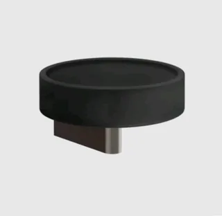 Мыльница, Gessi, Origini, шгв 115*125*67,5, цвет-чёрный/Black Metal Brushed PVD — иконка