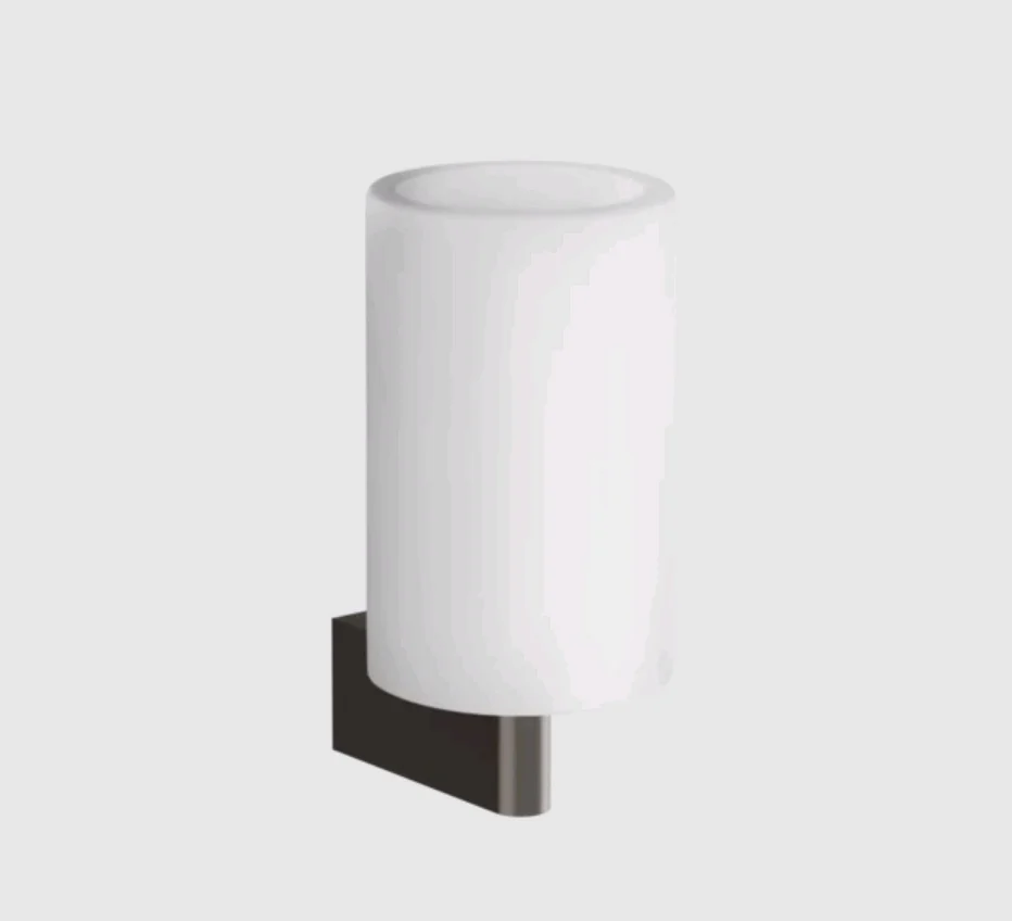 Стакан, Gessi, Origini, шгв 75*105*160, цвет-белый/Black Metal Brushed PVD