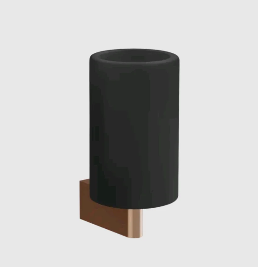 Стакан, Gessi, Origini, шгв 75*105*160, цвет-чёрный/Copper Brushed PVD