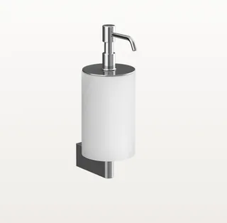 Дозатор для жидкого мыла, Gessi, Origini, шгв 75*127*229, цвет дозатора-хром/белый