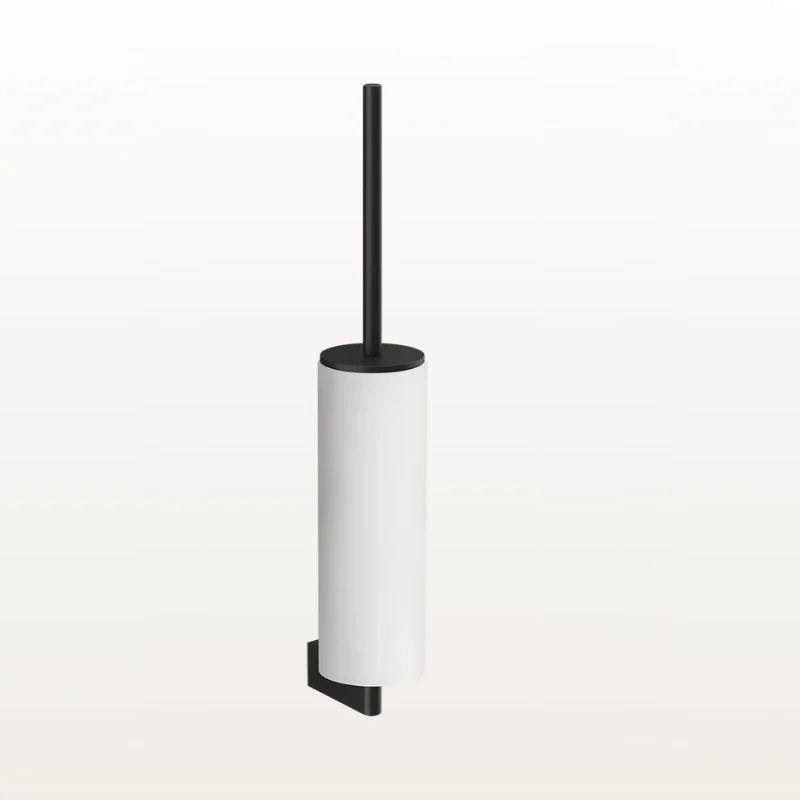 Ёршик, Gessi, Origini, шгв 76*106*456, цвет колбы-белый, цвет-черный матовый